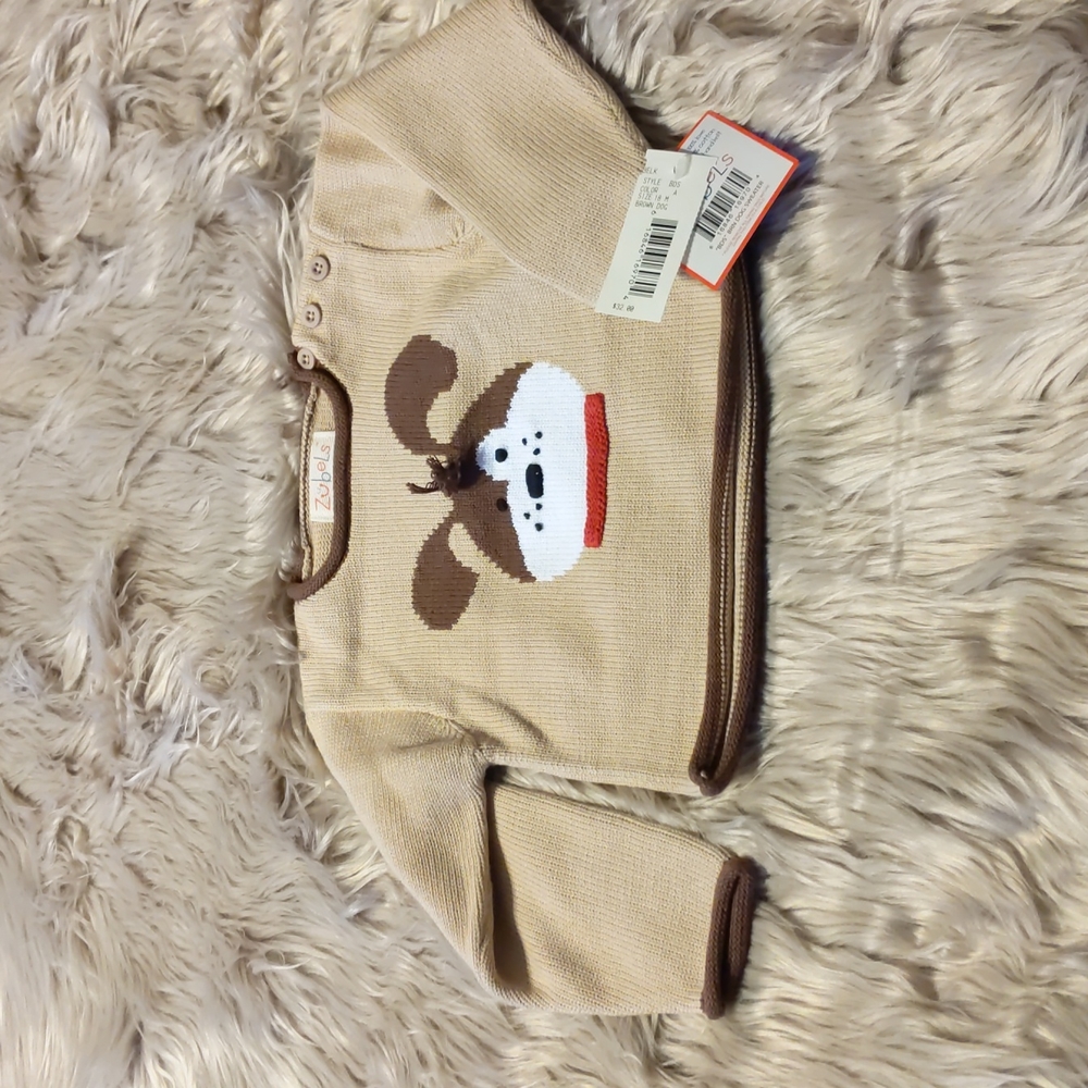 Zubels Brown Dog Sweater